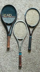 Set of 3 Vintage Head Tennis Racquets
