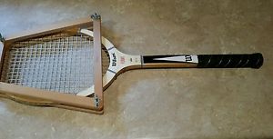 RARE Wilson Flight Vintage Tennis Racquet with Spalding  Protector