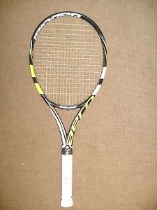 New BABOLAT Aeroprodrive tennis racket 4 1/4 grip strung@ 58.5lbs