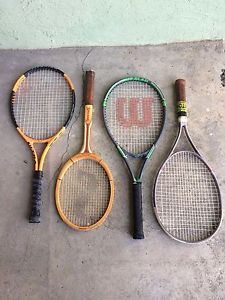 Tennis racquets (4)