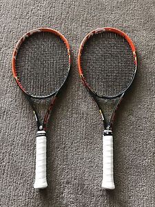 Head Graphene Radical Pro Tennis Racquets x 2, sz 4 3/8