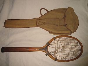 1916 Schmelzer's Arms Co Kansas City Mo Bucklin Mo Tennis Racquet Antique NR