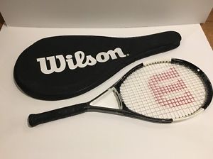 Wilson Ncode N6 Tennis Racquet OS 110 with Case Grip 4 1/4 "VERY GOOD"