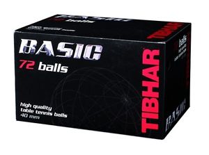 Tibhar Balón de entrenamiento Basic, 144er-Pack Bolas tenis de mesa Baile