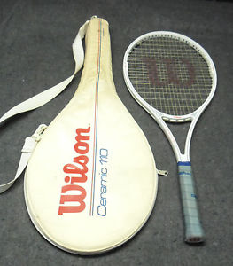 Wilson CERAMIC 110" 92% Graphite 8% Ceramic Tennis Racquet Grip 4 3/8 MINT COND
