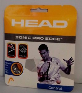 Head Sonic Pro Edge 16G Tennis Strings Antracite image 1