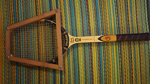 Spalding Pancho Gonzales Tennis Racquet W/Don Bridge Wood Frame