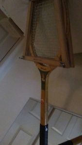 Vintage Tennis Racket, Wilson Stylist Maureen Connolly Speed Flex with Guard