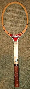 Wilson Champ Professional wood vintage Tennis Racquet wooden beautiful condition