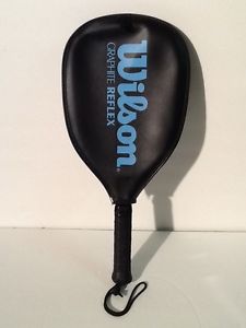 Wilson Graphite Reflex Racketball Racket 3 7/8 w/ case Ex Cond. No Tags