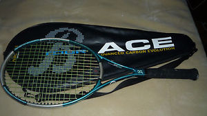 Vintage Bancroft NANO ACE 21 graphite tennis racket made in USA 4 3/8M