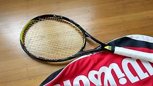 WILSON K PRO OPEN 100 (4-3/8”) New Grip and Strings