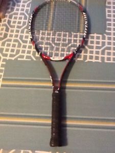 DUNLOP AEROGEL 3HUNDRED LITE MIDPLUS 300 TENNIS RACQUET 4D BRAIDED TOUR 4" GRIP