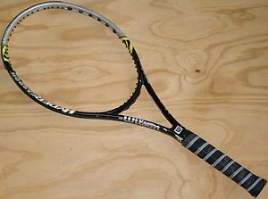 Wilson Hyper Pro Staff 7.6 Rollers 98 4 3/8 Midplus MP Tennis Racket