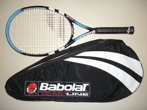 BABOLAT PURE DRIVE TEAM OS 110 TENNIS RACQUET 4 1/2  27.5