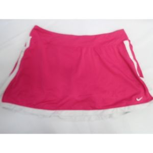 NIKE Dri-Fit BORDER Plain front Tennis 13" SKIRT/Skort WOMEN’S  Large 405188