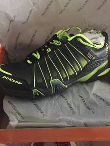 Dunlop Ultimate Tour Indoor Men's Racquetball/Squash Court Shoe (Black/Green) (N