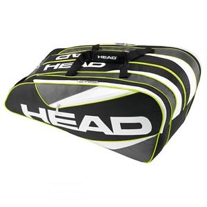 Head Elite 12R Monstercombi Bolso de tenis Negro NUEVO