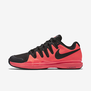 Nike Zoom Vapor 9.5 Tour Tennis Shoes Sizes 10 11 12.5 Hot Lava Black 631458-801