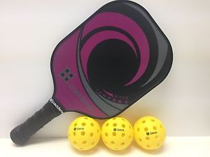 PADDLETEK TEMPEST WAVE WITH 3 ONIX PURE 2 BALLS