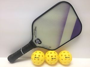 ENCORE XL PICKLEBALL PADDLE WITH 3 ONIX PURE 2 OUTDOOR BALLS FREE SHIPPING