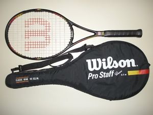 WILSON PRO STAFF CLASSIC 6.1 si MP 95 TENNIS RACQUET 4 3/8 (NEW STRINGS)