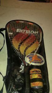 Ektelon Powerfan Energy Racquetball Racquet - EUC+Glasses+Balls
