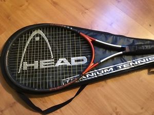head ti radical OS Agassi grip 4 3/8