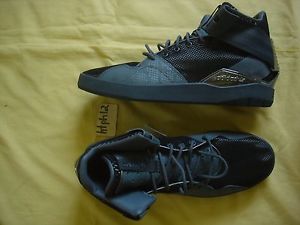 New Adidas Men's Men Gray Hi top Silver tone Snake Shoes 13.5 US RARE 13 1/2