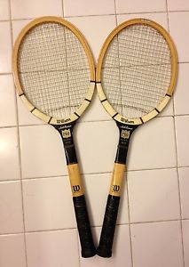 Wilson Jack Kramer Pro Speed Flex Tennis Racquets & Press - 4 5/8