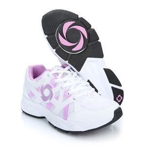 Rotasole Women Walking Shoes 5 Rotating Sole Sneakers Tennis White Purple Lilac