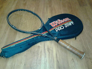 Vintage Wilson Pro Staff PWS Midsize Rare Tennis Racket + Orignal Case 4 5/8