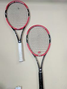 2 Wilson Pro Staff RF97 Autograph (1/2) racquets