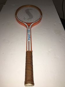 VINTAGE 1970s ROSIE CASALS SPALDING MODEL IMPACT 332 WOOD TENNIS RACQUET RACKET