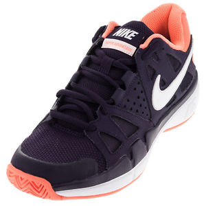 Nike Women`s Air Vapor Advantage Tennis Shoes Purple And Mango/White Size 9.5