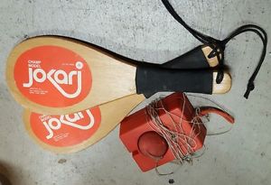 Vintage 1970's Jokari Champ Model Paddle Ball Game