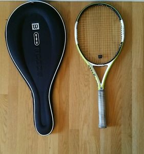 Wilson NCode N Pro Surge Tennis Racquet Good Condition 4 3/8" inches with Bag