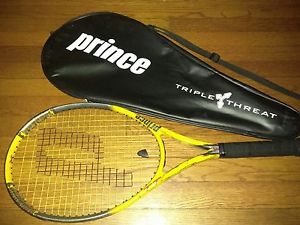 Prince Triple Threat SCREAM Oversize STRUNG Tennis Racquet and Case