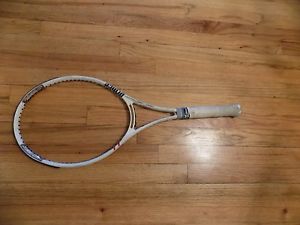 PRINCE TT TRIPLE THREAT TUNGSTEN WARRIOR Midplus 97 TENNIS RACKET grip 4 1/4