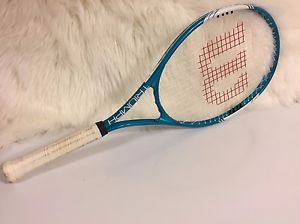 Wilson Adult's Triumph Strung Tennis Blue Racket without Cover Airlite Sport