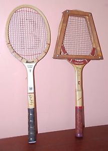 Vintage Cortland Bobby Riggs & Bancroft Billie Jean King Tennis Racquets
