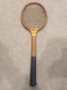 Vtg. SLAZENGER PM ( endorsed by Perry & Maskell) - wood tennis racquet