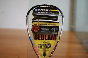 E-Force EForce E Force Racquet BEDLAM 185g 3 5/8" GRIP GREY/YELLOW
