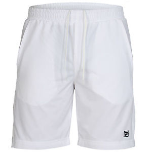 Fila Hombre Shorts de tenis Santana blanco Talla M