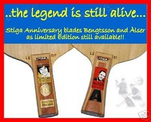 Stiga Jubilé woods / Anniversaire lames >> Alser ou Bengtsson; neuf