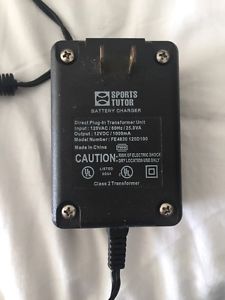 Tennis Sport Tutor Charger Cable Plus Lite Pro Ball Machine Launch