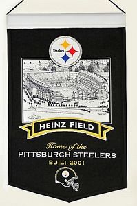 Pittsburgh Steelers Heinz Domaine Stade Stadion Bannière,60 cm NFL Football,neuf