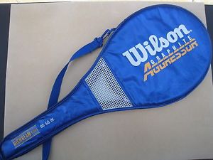 WILSON, AGGRESSOR graphite PWS tennis racquet, 4-1/2 (L4), wt 12 oz, (T-18)