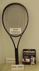 Prince CTS Precision 110 Tennis Racquet 4 1/4 - NEW STRINGS/GRIP