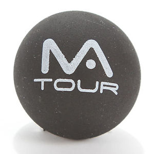 MANTIS Tour Pelotas De Squash Negro 12x Goma Compuesto Profesional Estándar